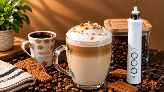 Latte art maison : réussir ses premiers dessins avec un mousseur à lait portable