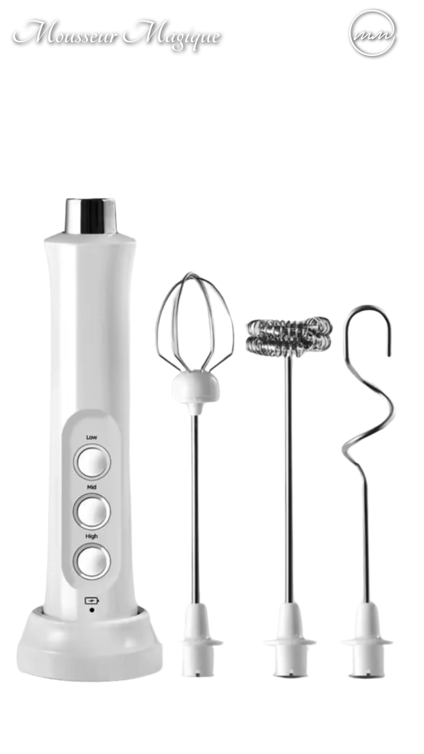 Pack Duo — 2 Mousseurs à lait rechargeables USB