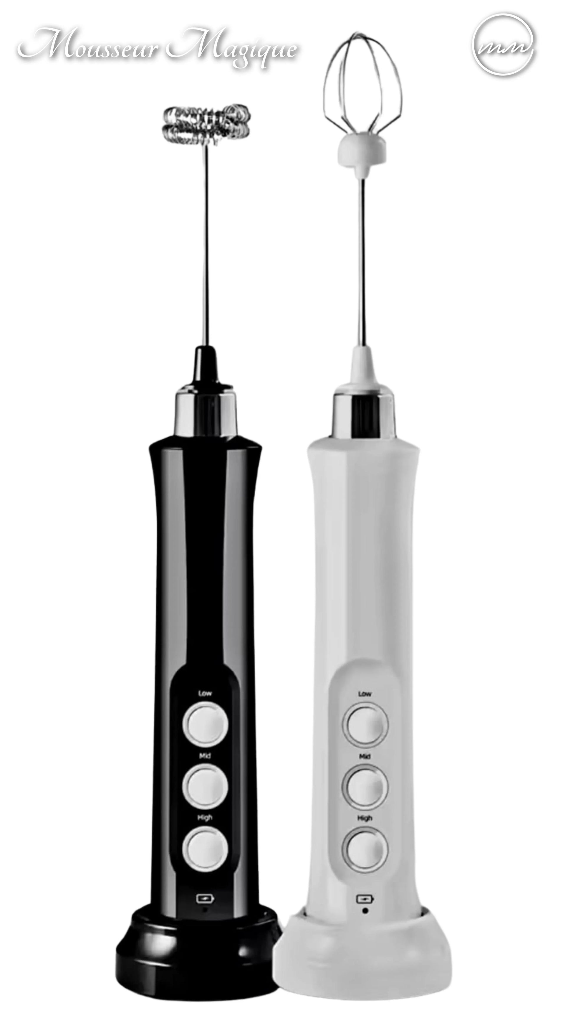 Mousseur Magique rechargeable USB — câble de charge inclus